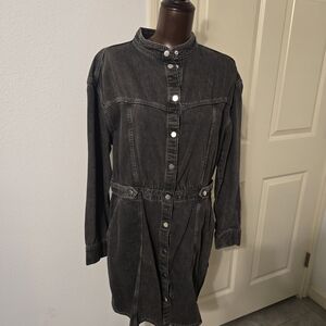 H&M Jean Button Down Dress